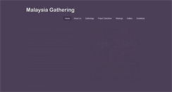 Desktop Screenshot of malaysiagathering.com